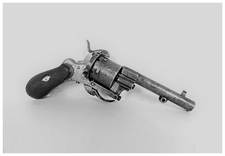 Revolver à broches d'officier d'infanterie prussien, 1870